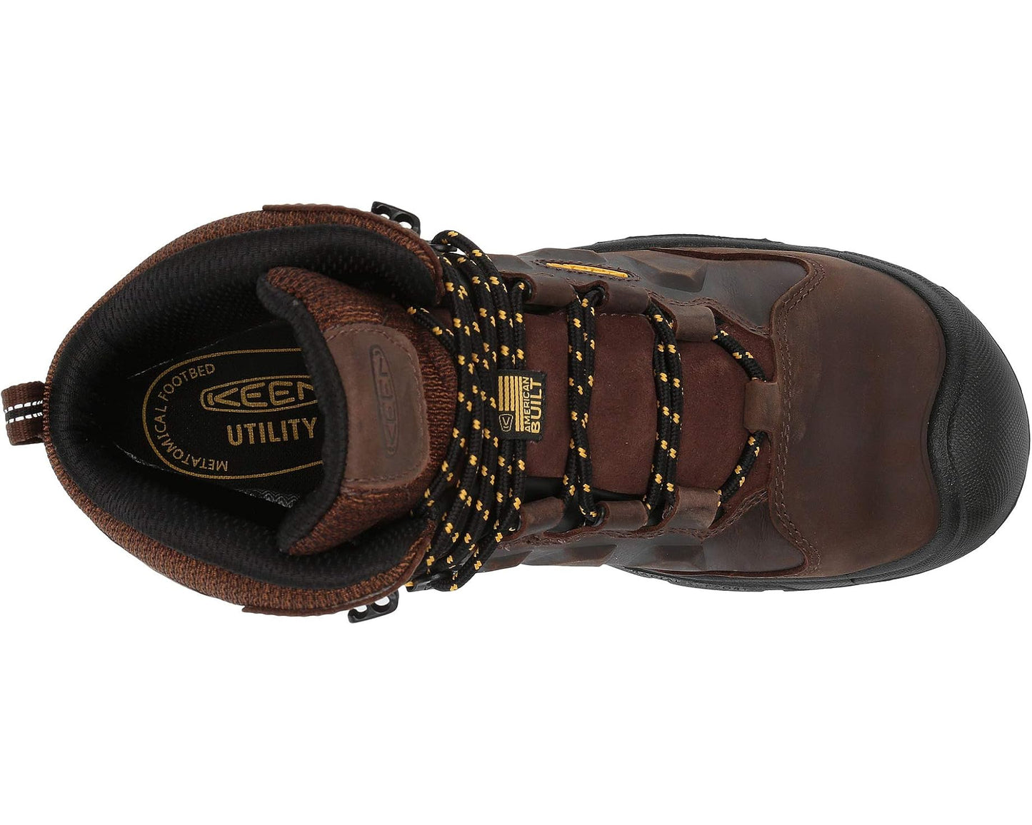 Men's KEEN Utility Dover 6 Waterproof (Comp Toe) Dark Earth/Black