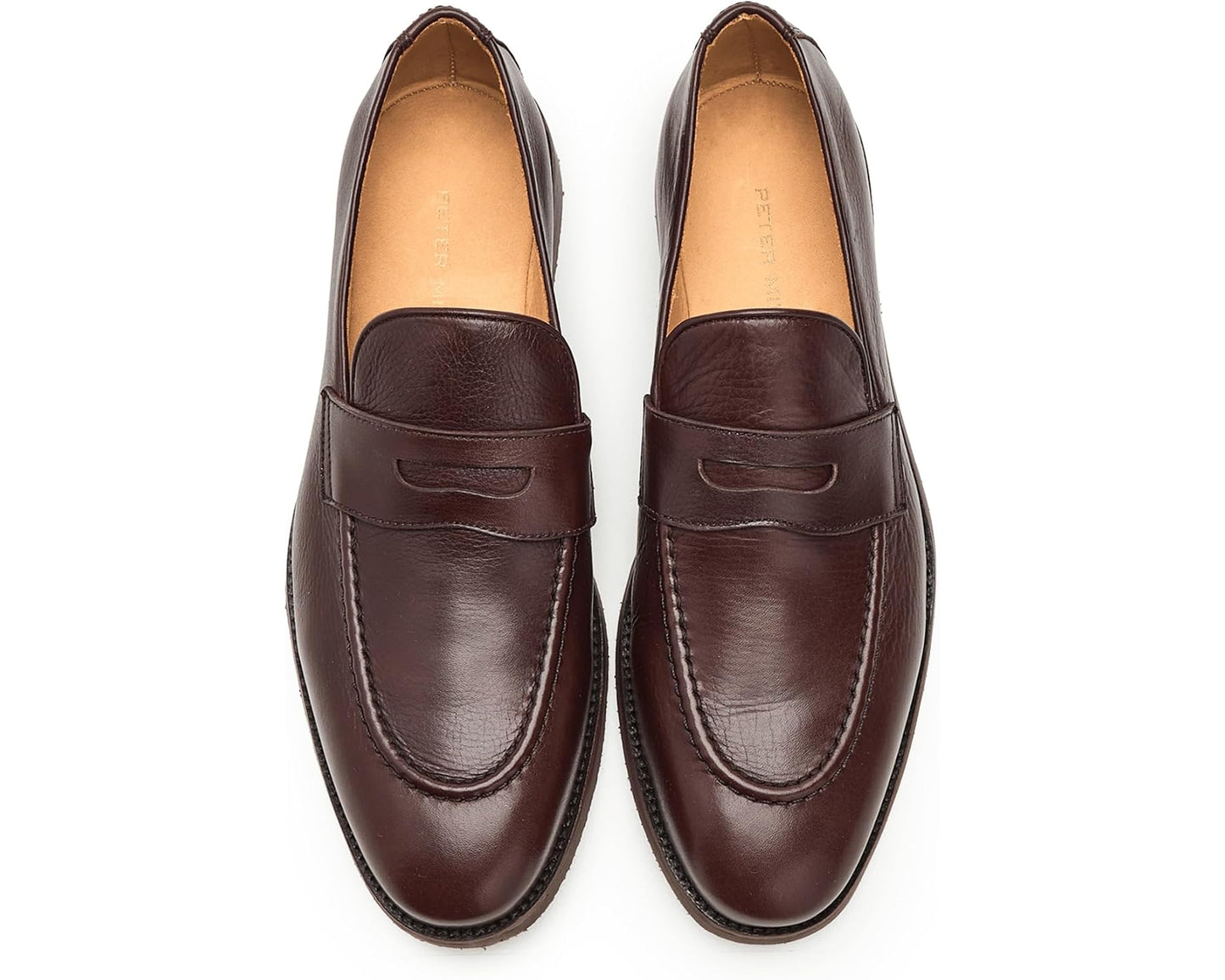 Men's Peter Millar Madison Penny Loafer Chocolate