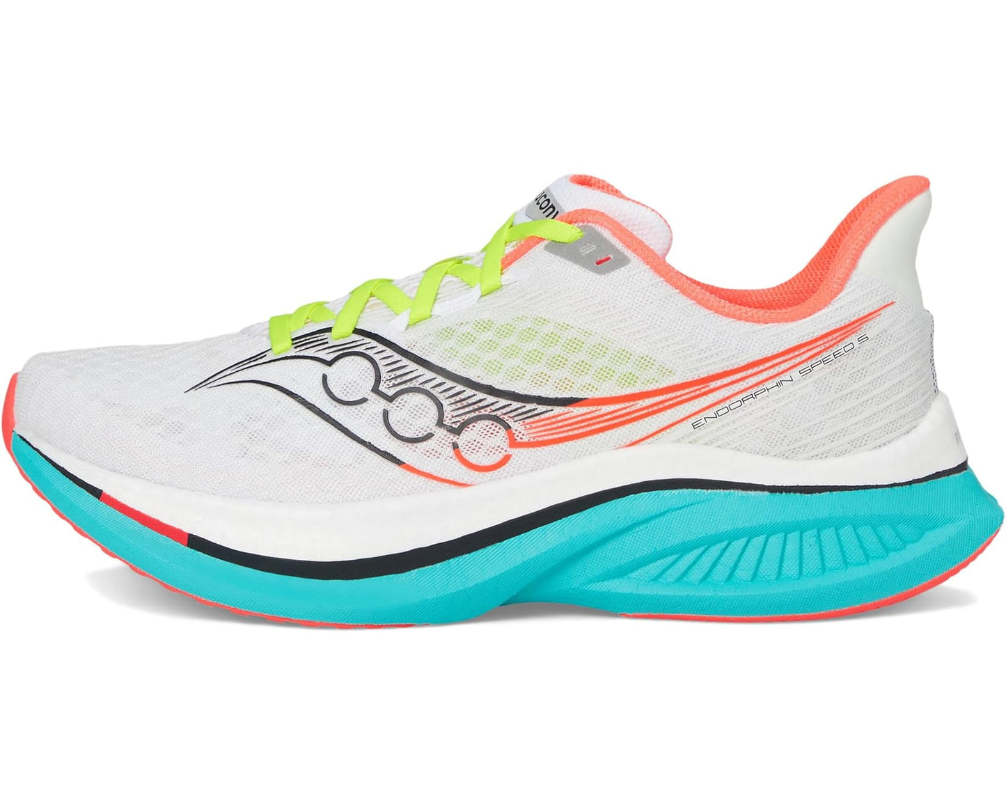 Men's Saucony Endorphin Speed 5 White/Mutant