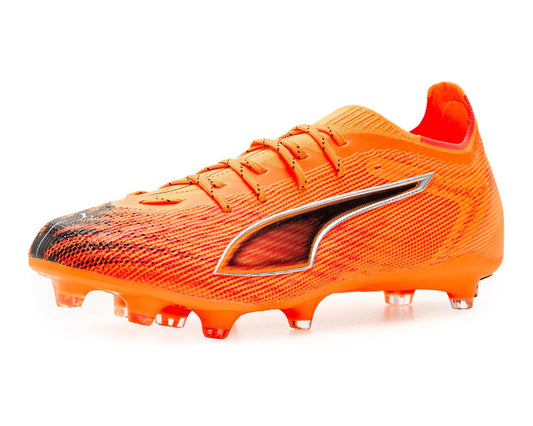 Men's PUMA Ultra 6 Pro Firm, Artificial Ground Soccer Cleats Heat Fire/Black/Glowing Red