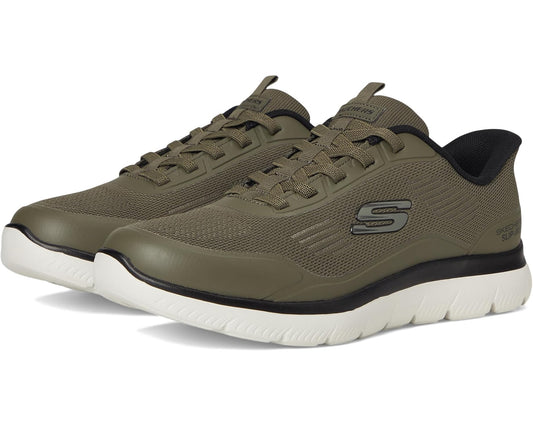 Men's SKECHERS Summits Leyter Hands Free Slip-in Olive/Black