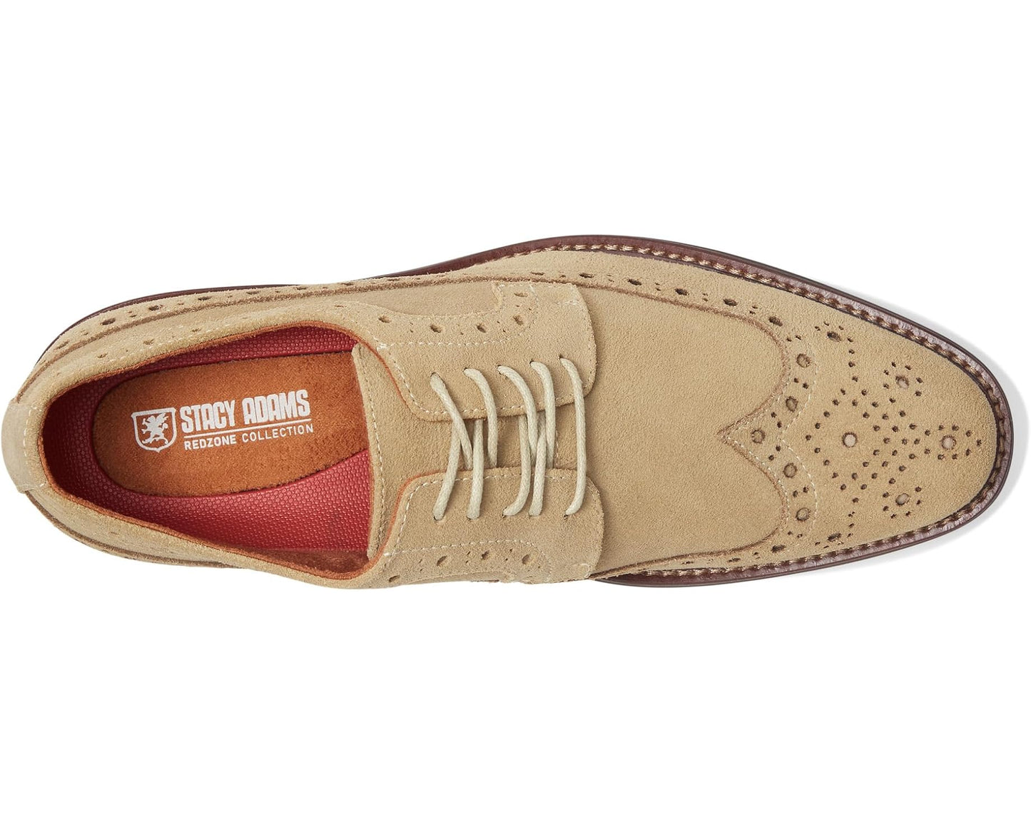 Men's Stacy Adams Marligan Wing Tip Oxford Sand