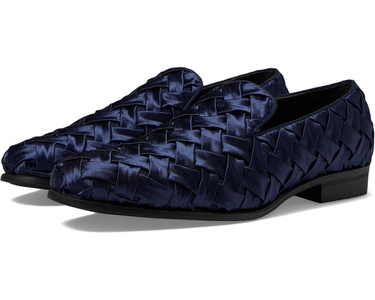 Men's Stacy Adams Savoir Satin Slip-On Loafer Navy