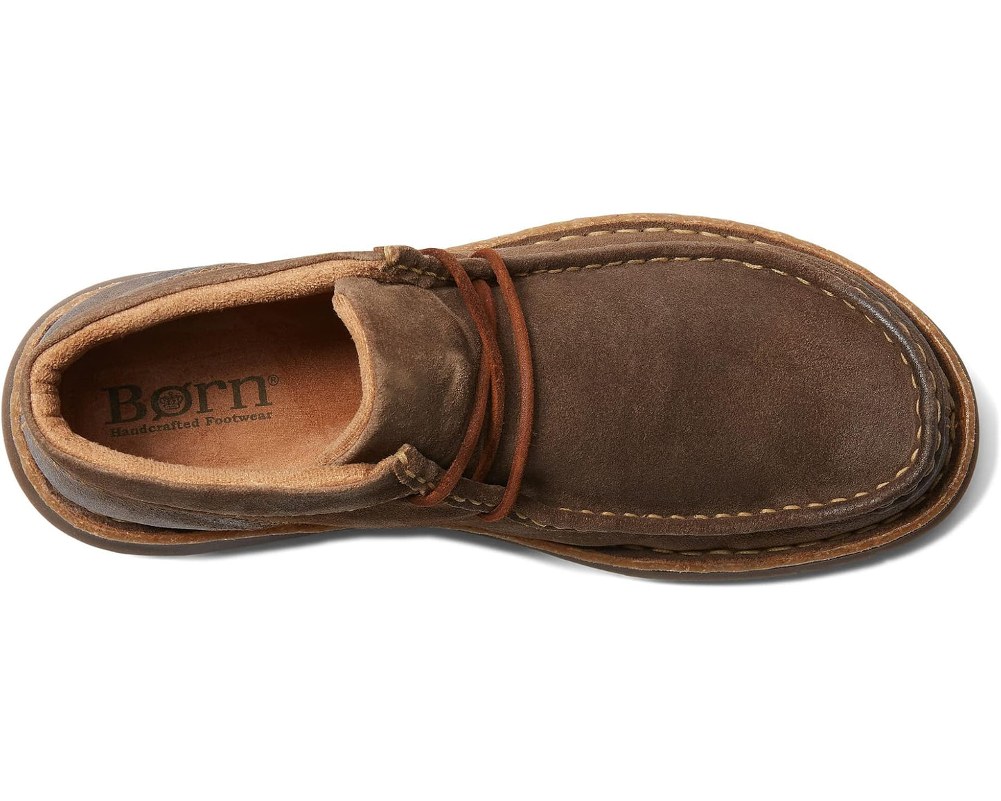 Men's Born Brock Taupe Distressed Leather