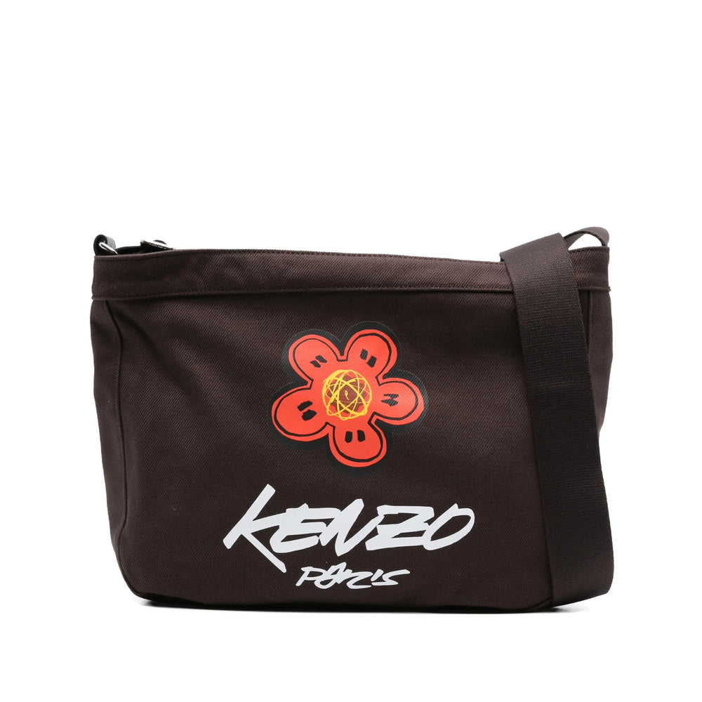 Kenzo Brown Shoulder Bags Men
