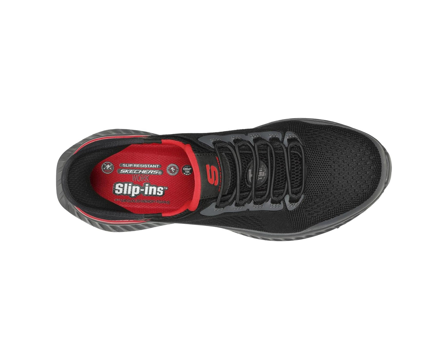 Men's SKECHERS Work Tilido - Fletchit Comp Toe Black