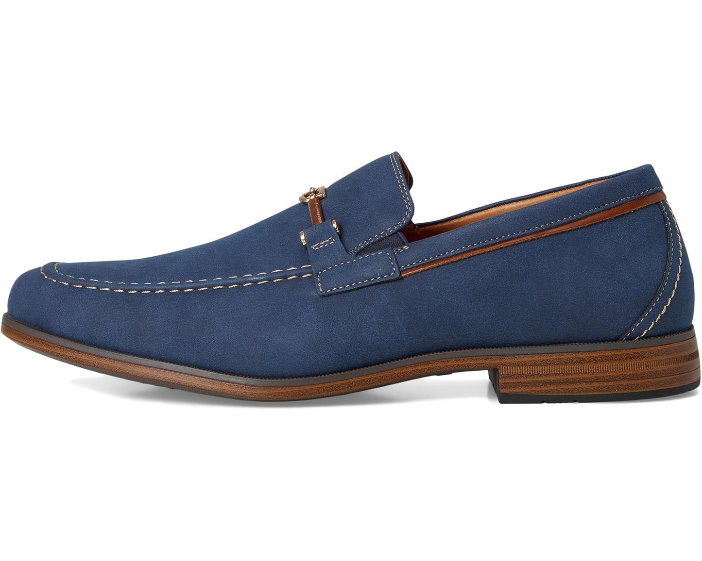 Men's Stacy Adams Richardson Moc Toe Slip-On Navy