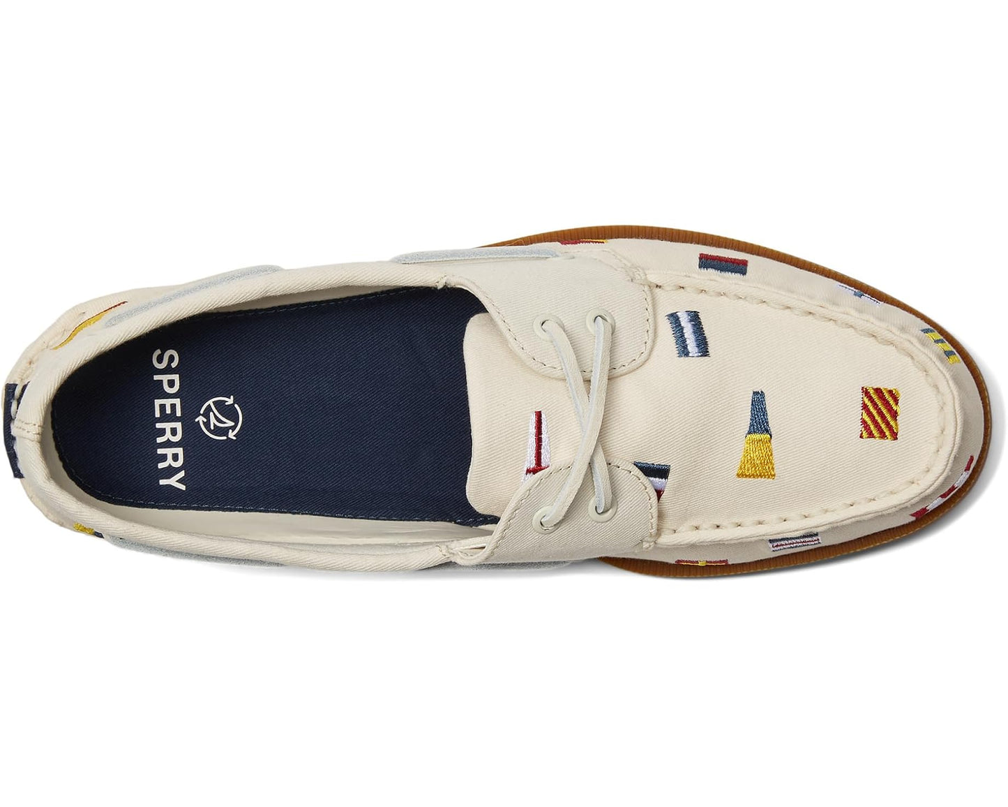 Men's Sperry Authentic Original 2-Eye Seasonal Off-White