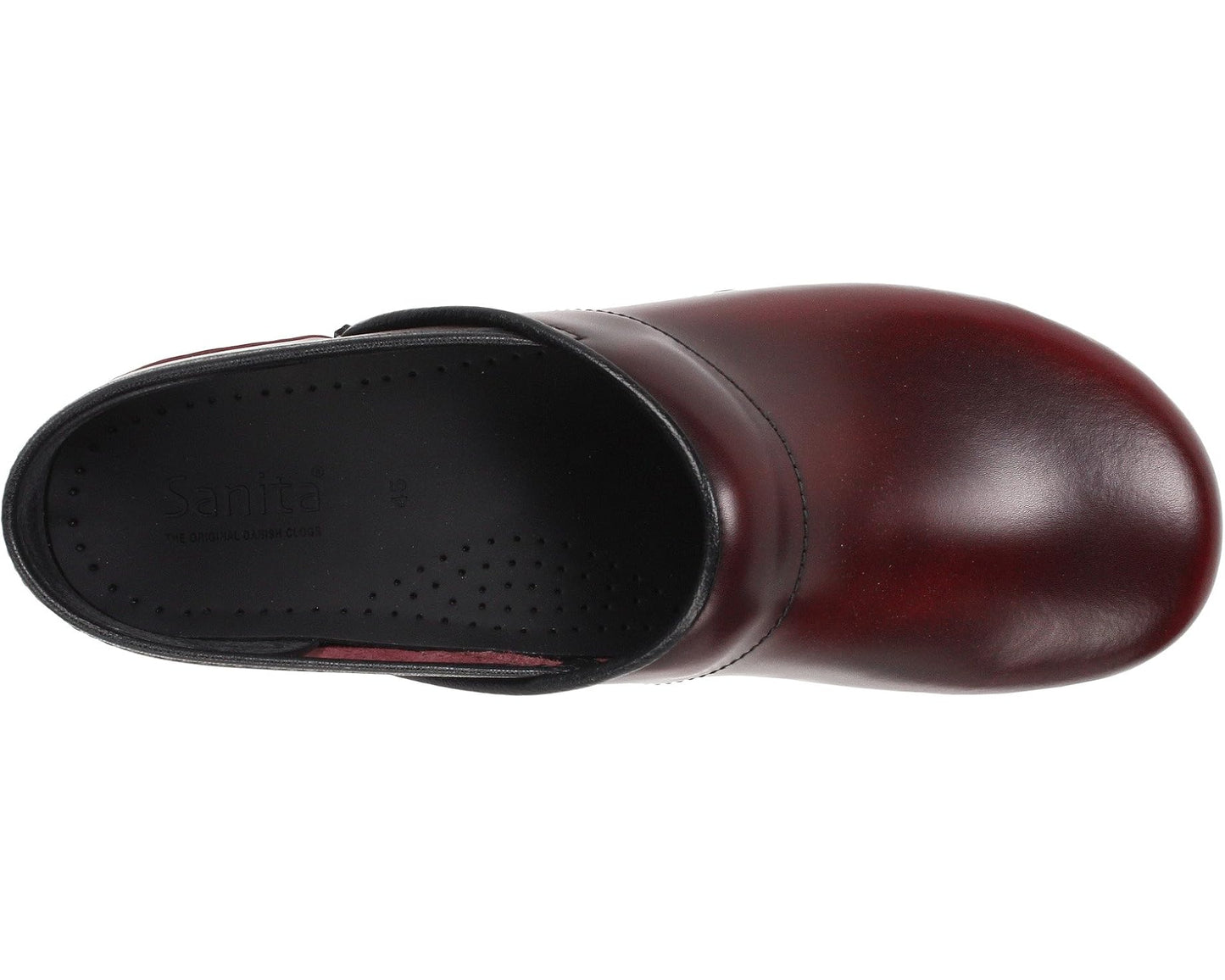 Men's Sanita Professional Cabrio Bordeaux Brush Off Leather