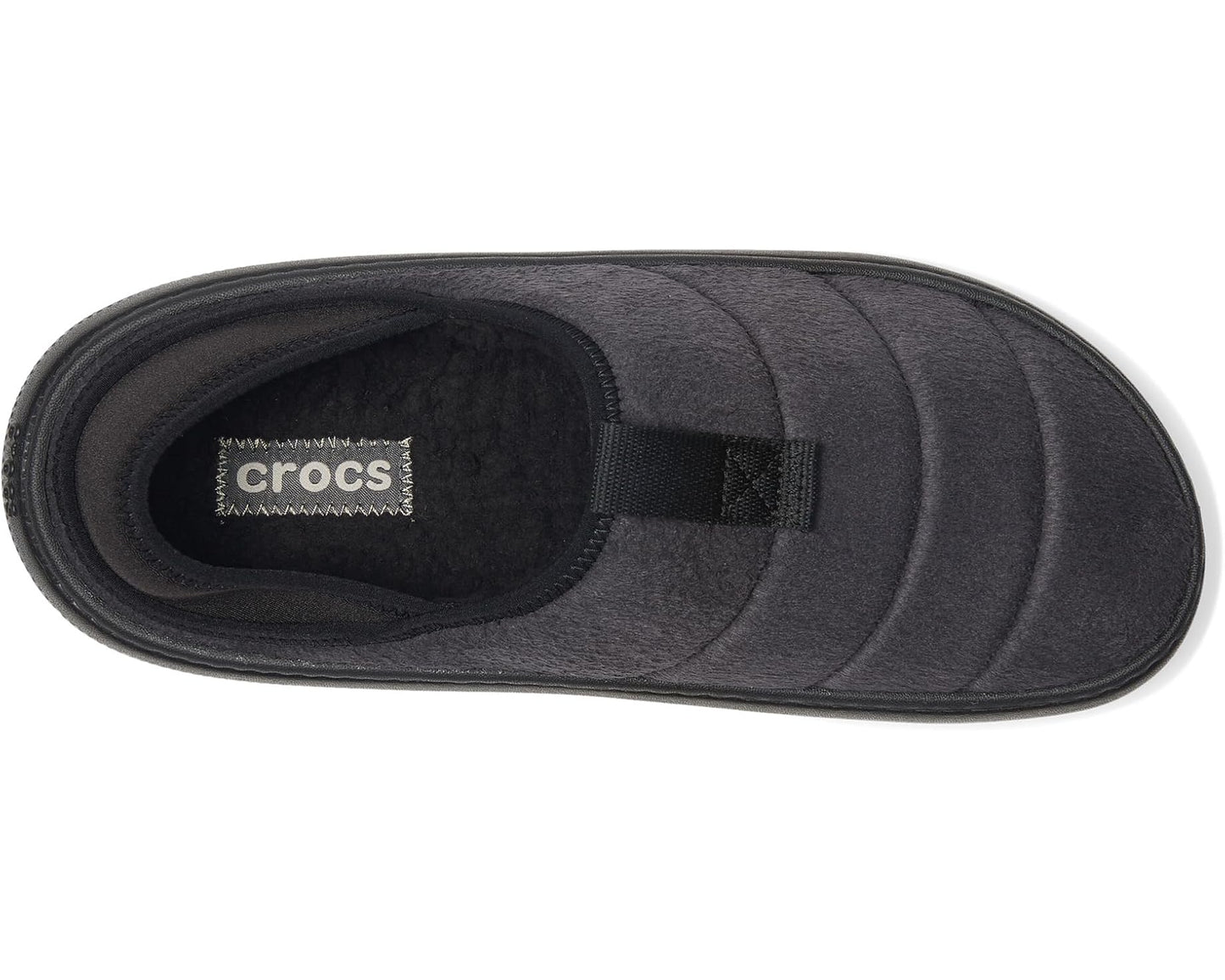 Unisex Crocs Classic Puff Moc Black Suede