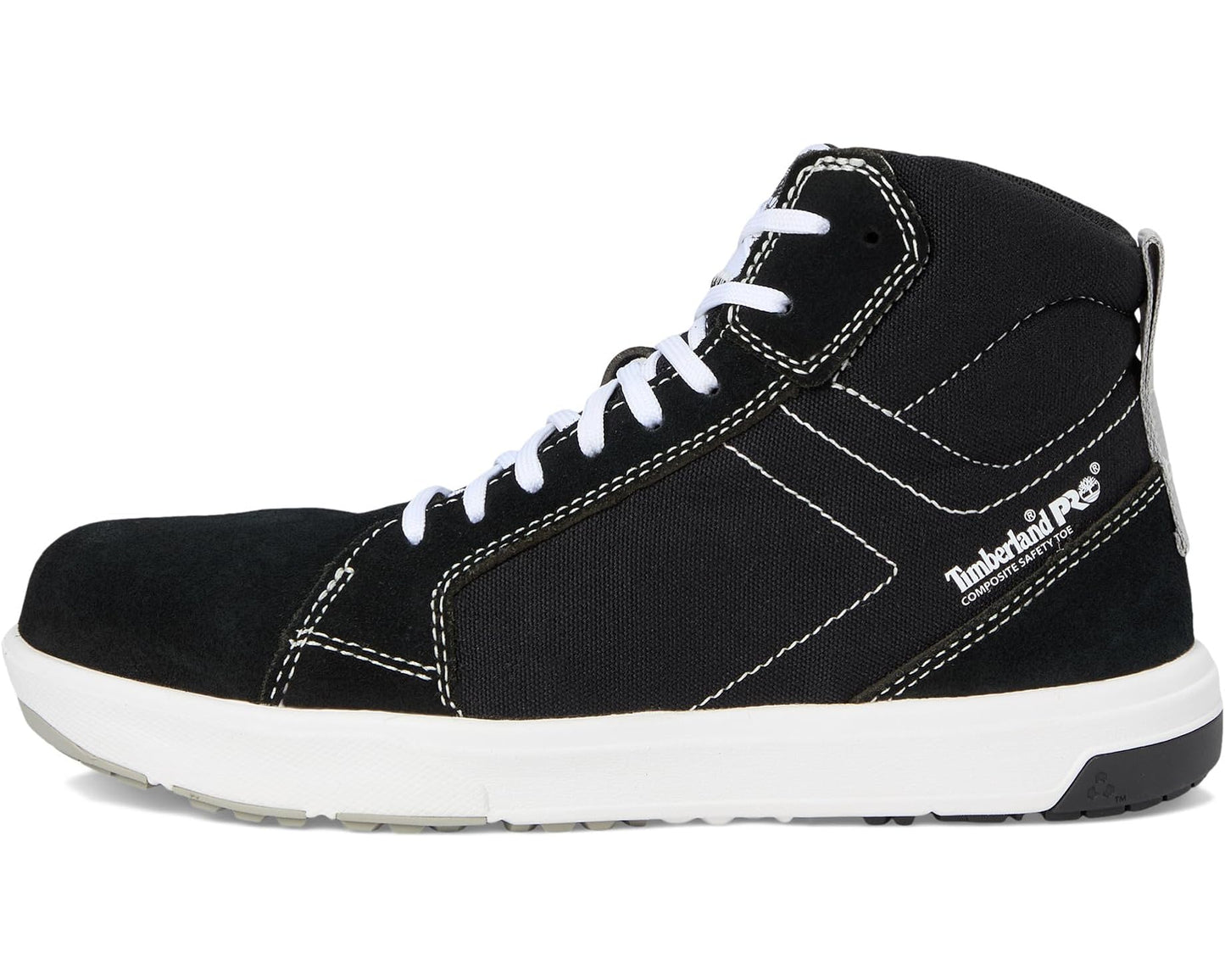 Unisex Timberland PRO Berkley Hi Composite Safety Toe Black/White 1