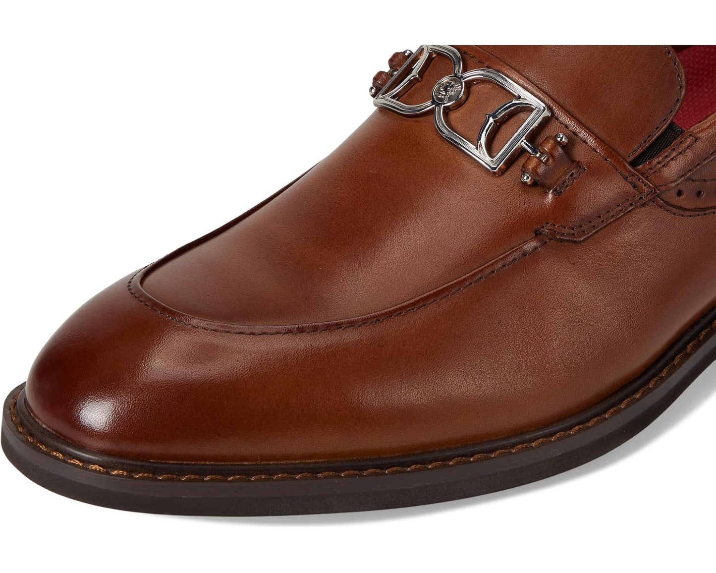 Men's Stacy Adams Boyd Moc Toe Bit Slip-On Brandy
