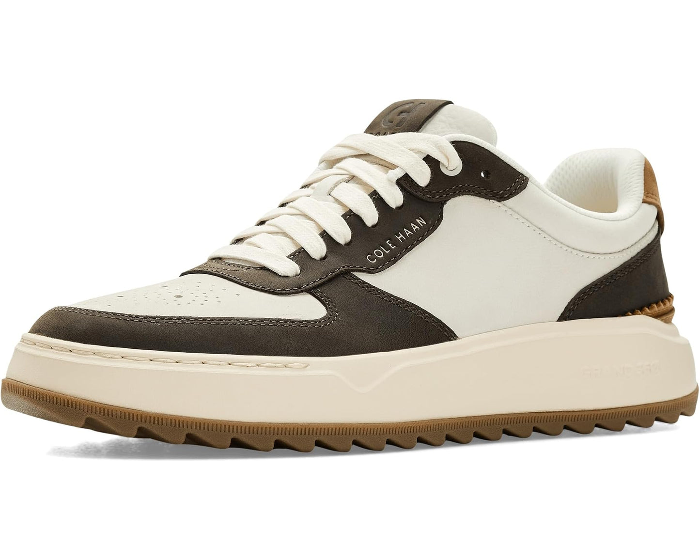 Men's Cole Haan Grandpro Crossover Golf Ivory Wp/Deep Olive Wp/Ivory