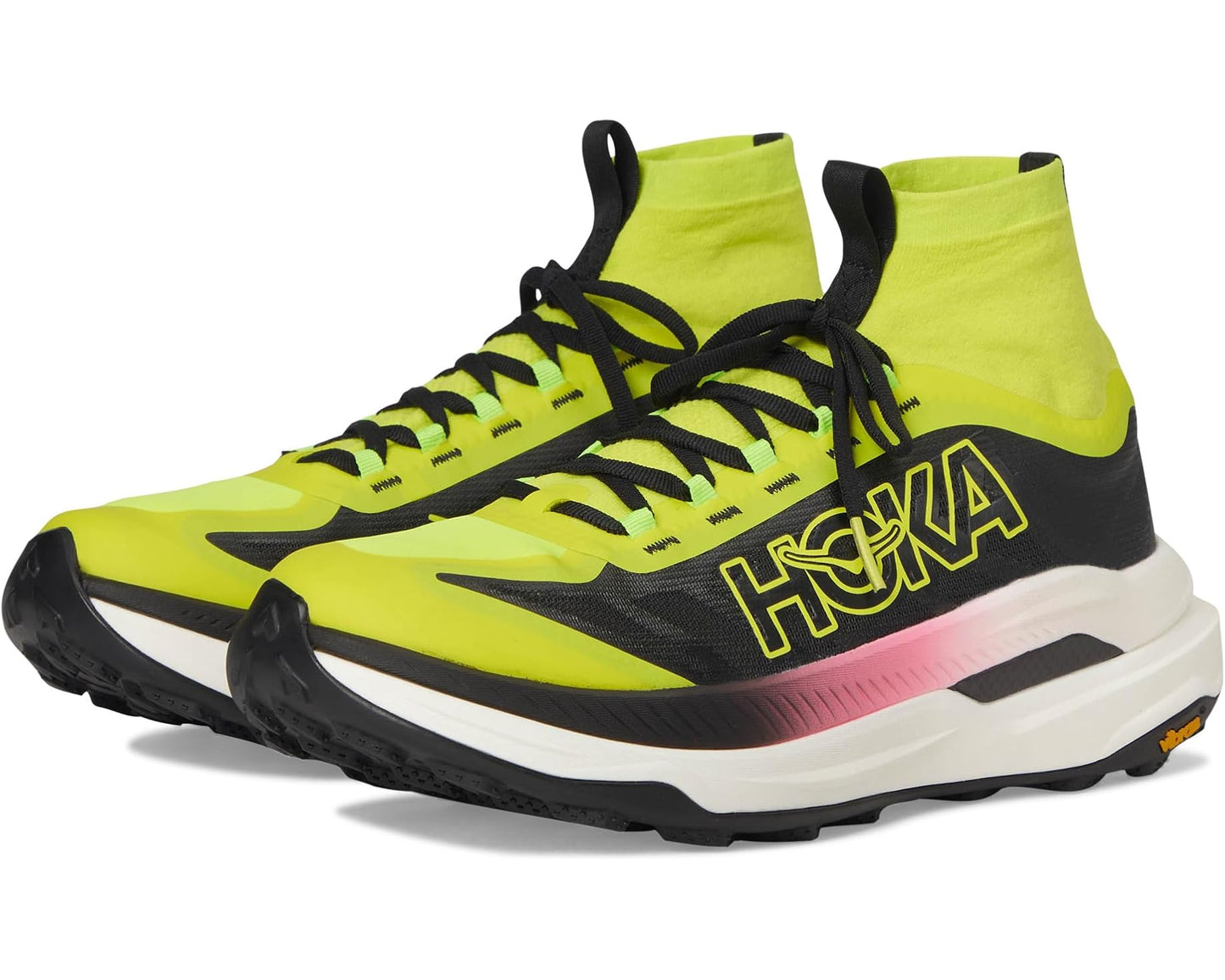 Men's Hoka Tecton X 3 Neon Hoka Citrus/Black