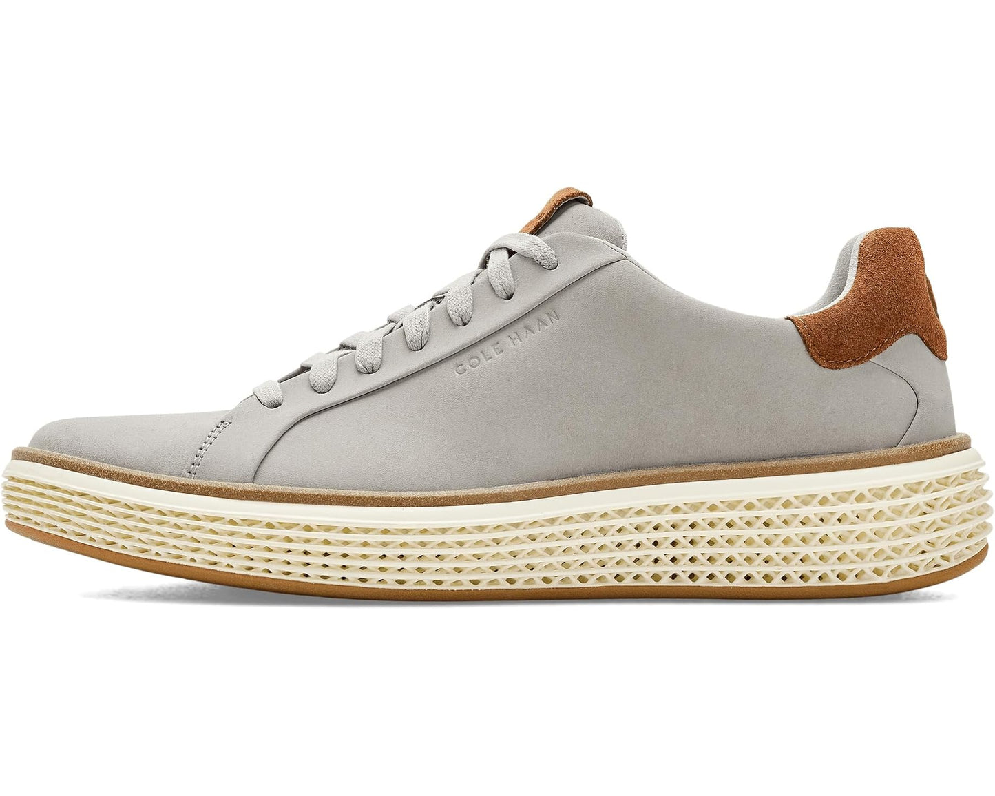 Men's Cole Haan Grandpro Court Skyweave Sneakers Paloma Nubuck/British Tan/Ivory