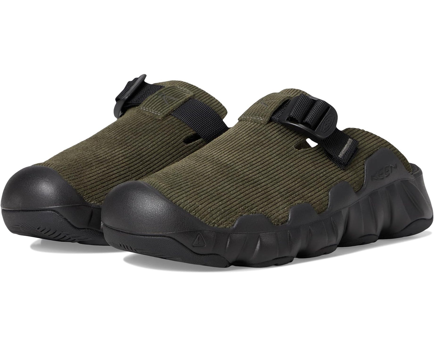 Men's KEEN Hyperport Leather Clog Sea Turtle/Black