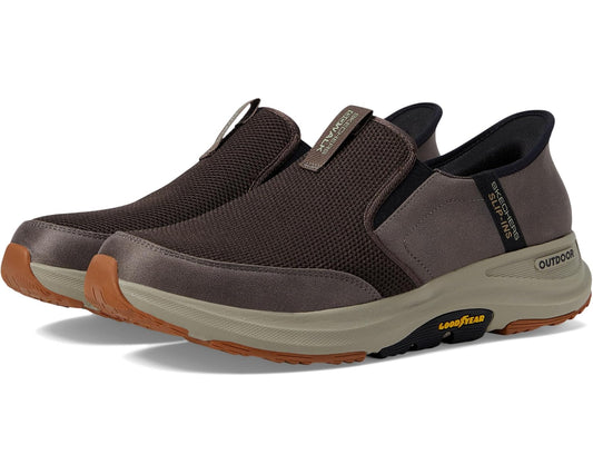Men's SKECHERS Performance Go Walk Outdoor Hands Free Slip-Ins Brown