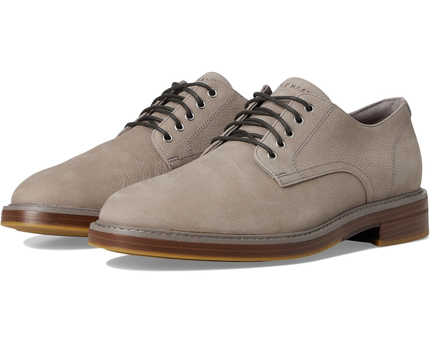 Men's Cole Haan Judson Grand Plain Toe Oxfords Ironstone Nubuck/Natural