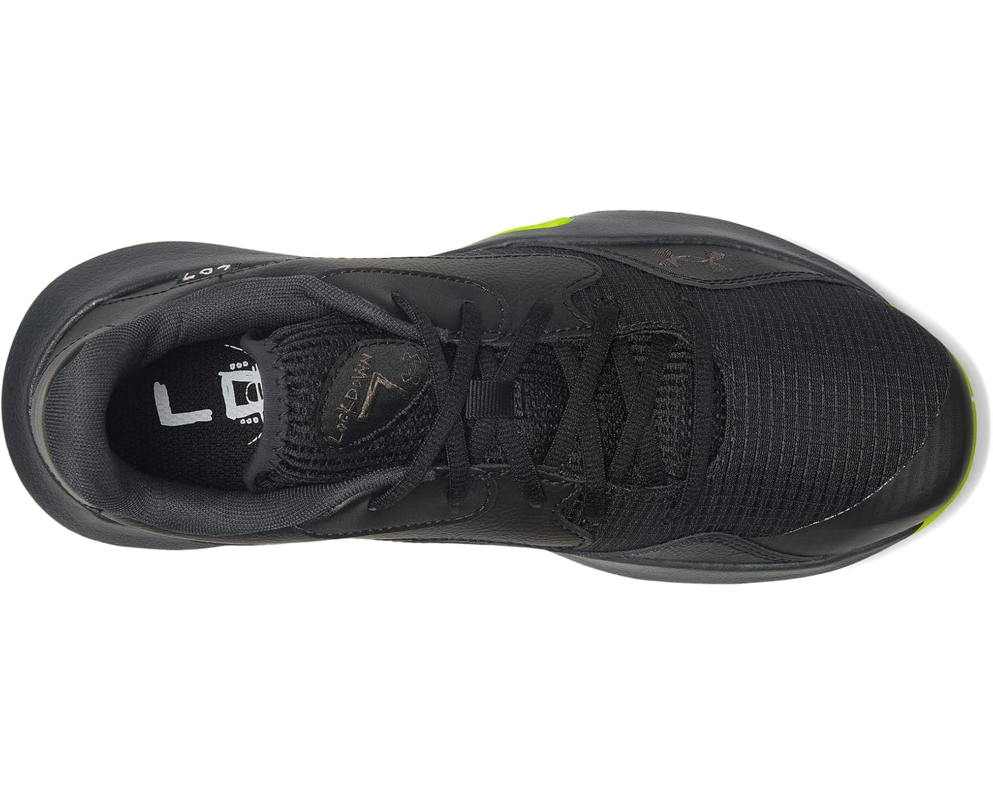 Unisex Under Armour Lockdown 7 Low Black/Black/Metallic Black