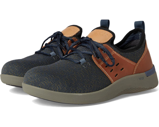 Men's Rockport Works TruFlex Work Comp Toe SD Blue/Tan