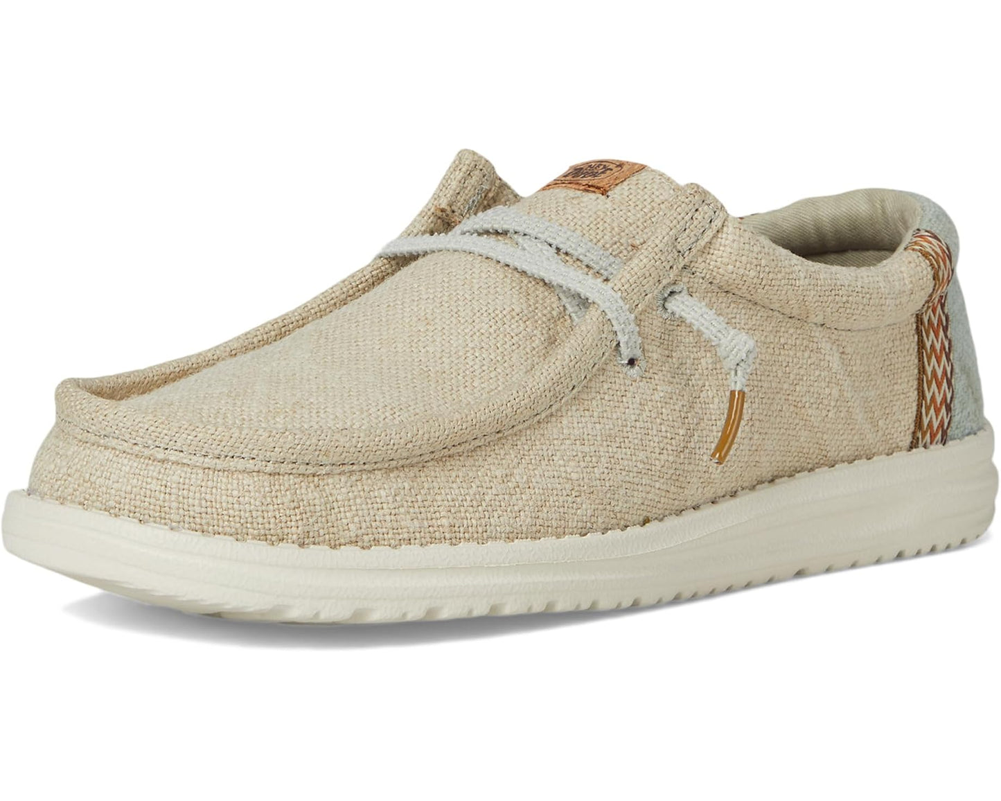 Men's Hey Dude Wally Jute Stone Grey/Iceberg Green
