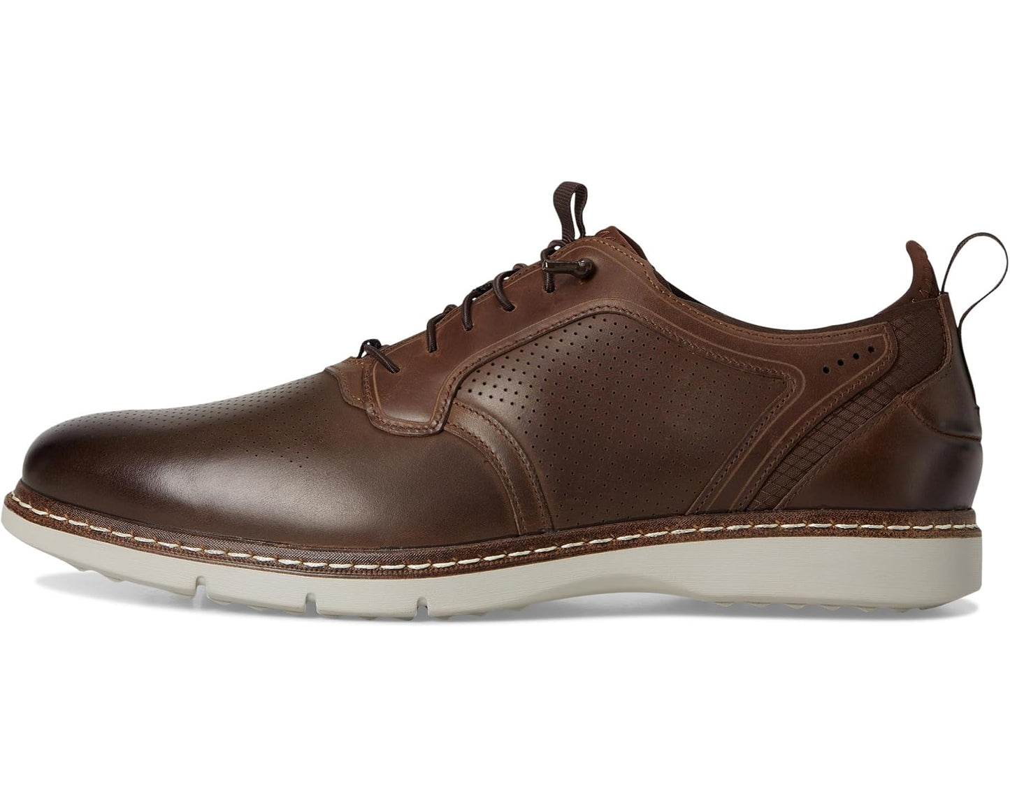 Men's Stacy Adams Sync Lace-Up Brown Crazyhorse