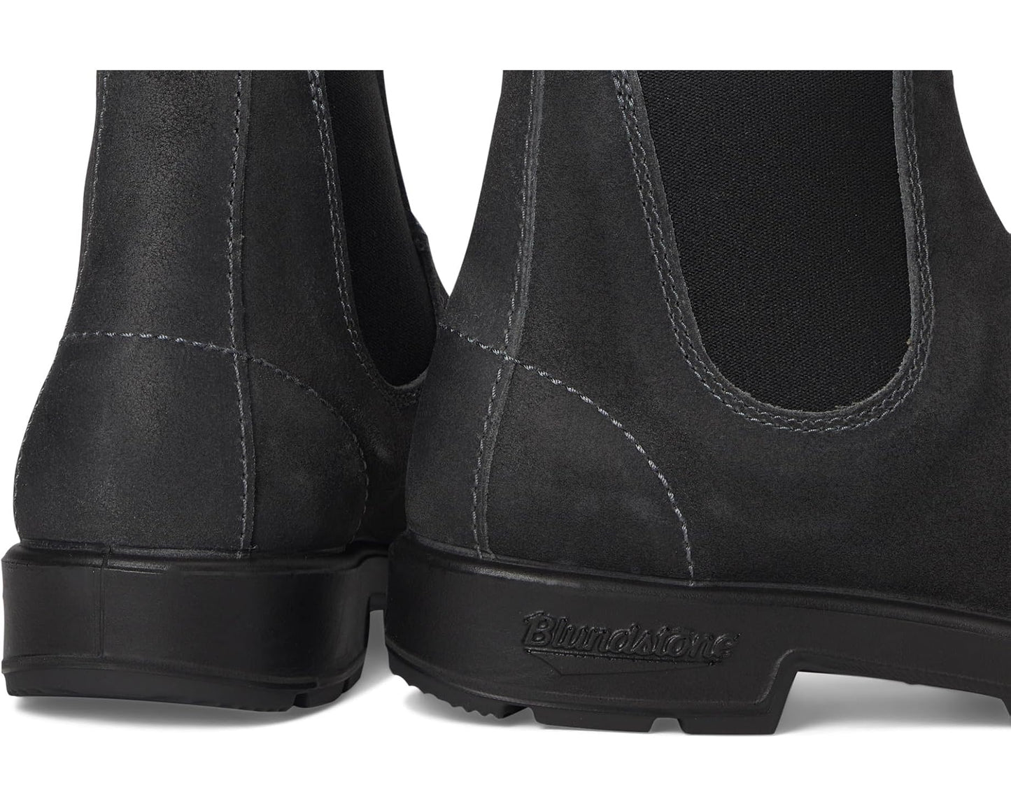 Unisex Blundstone Original Suede Chelsea Boots Steel Grey
