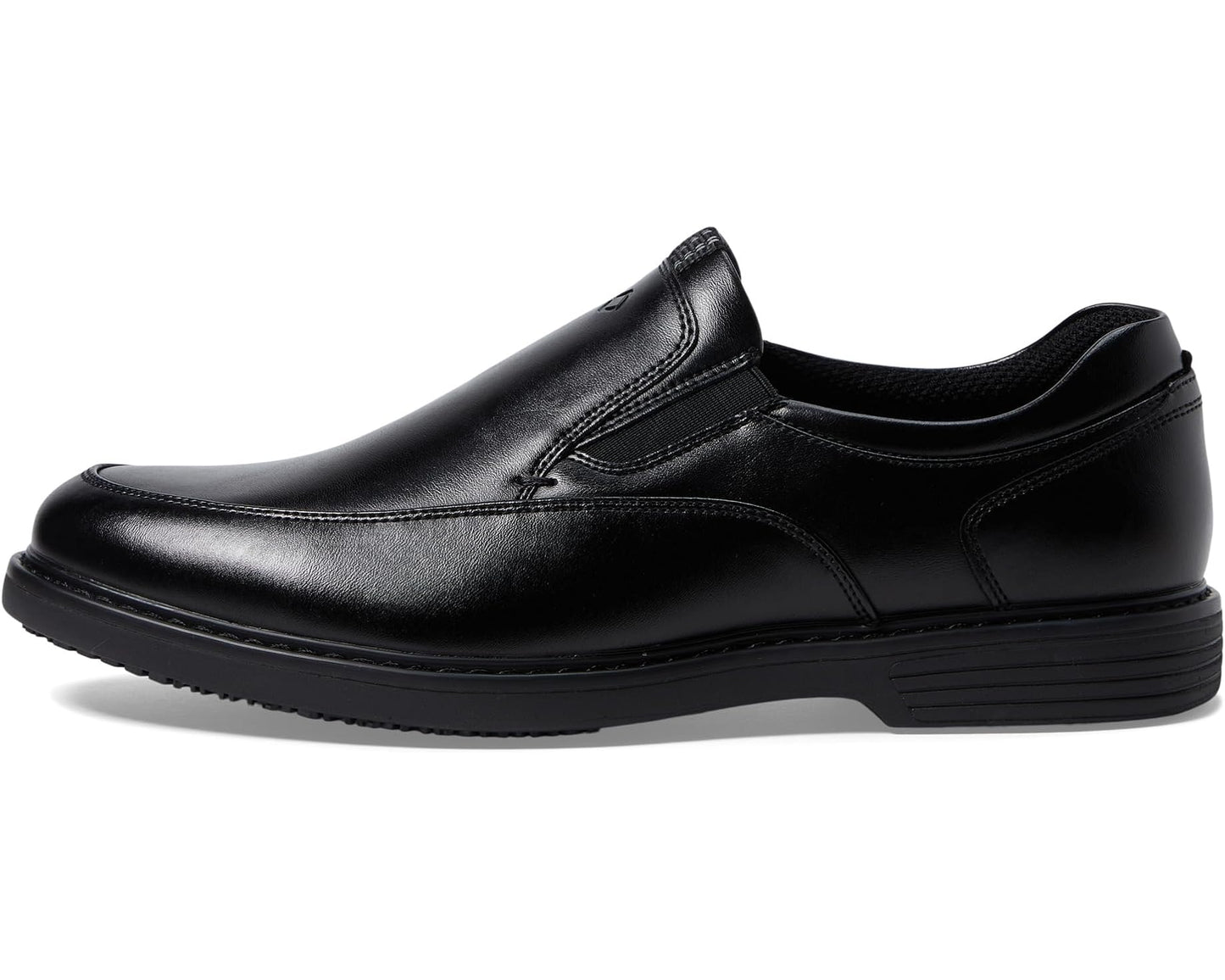 Men's Nunn Bush Wade Work Moc Toe Slip-On Black