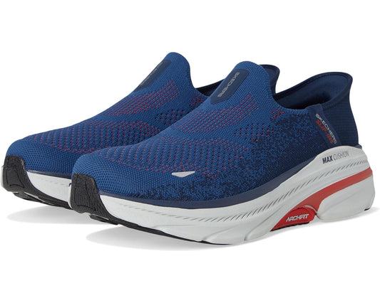 Men's SKECHERS Hands Free Slip-ins Max Cushioning Arch Fit 2.0 - Fortuitous 2.0 Navy/Red