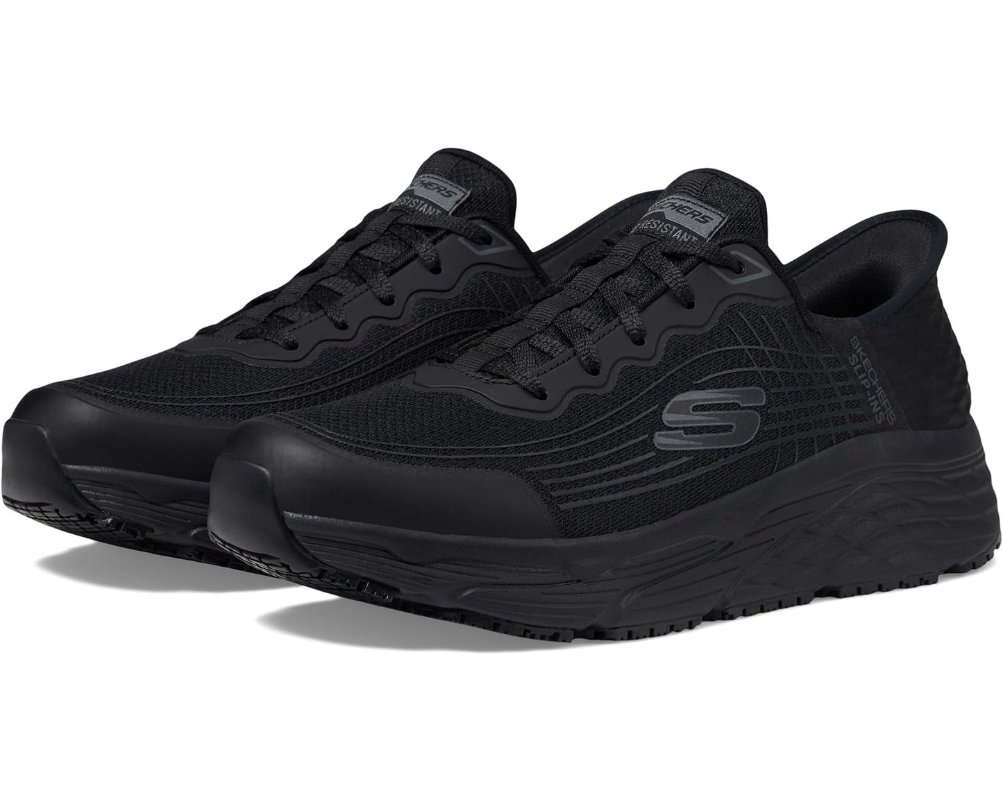 Men's SKECHERS Work Max Cushioning Elite SR - Remma Black
