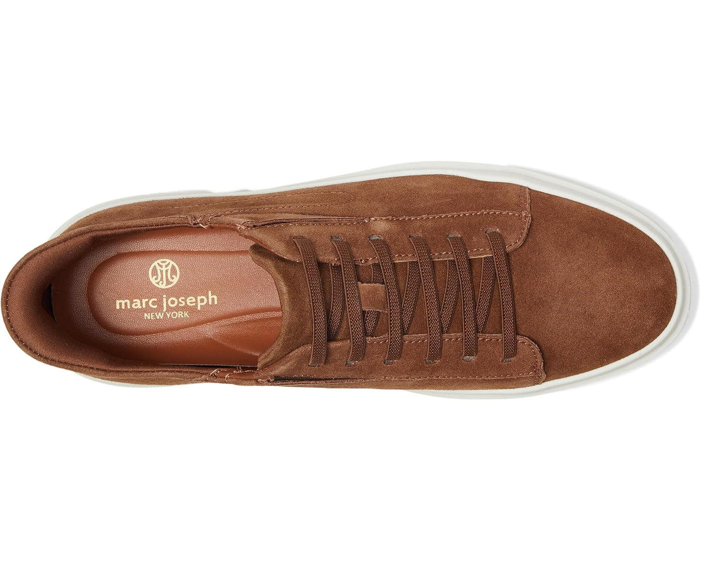 Men's Marc Joseph New York Capitol Ave (Hands Free Technology) Brown Suede Leather