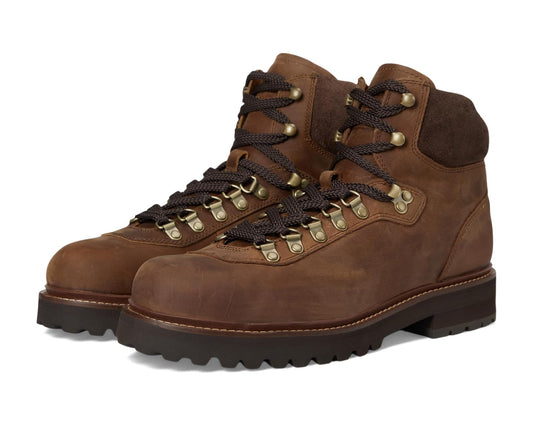 Men's Polo Ralph Lauren Alpine Leather Trail Boots Deep Saddle Tan