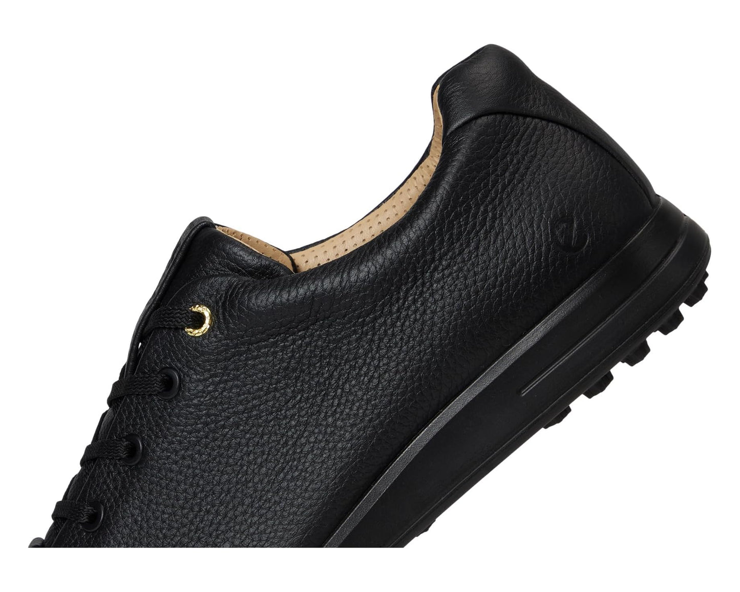 Men's ECCO Golf Street Retro Hybrid Waterproof Golf Shoe Black