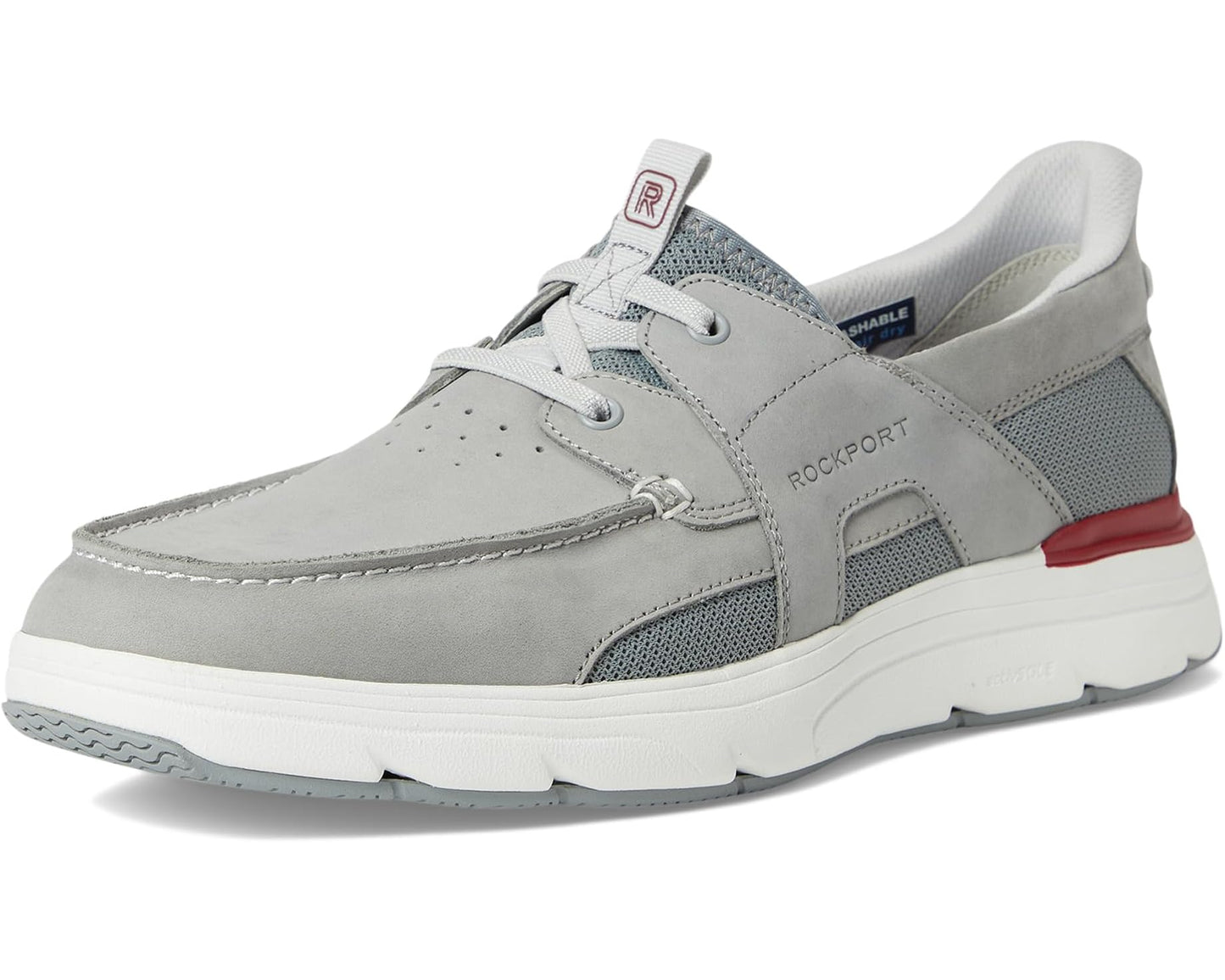Men's Rockport Seadon Light Grey Nubuck