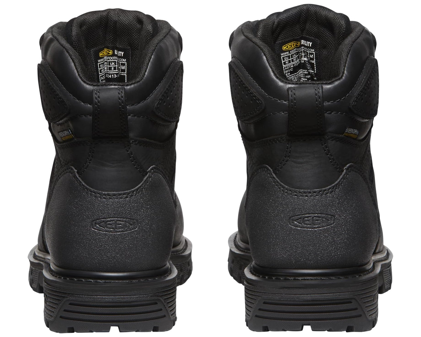 Men's KEEN Utility Camden 6 Waterproof Composite Toe Black/Black
