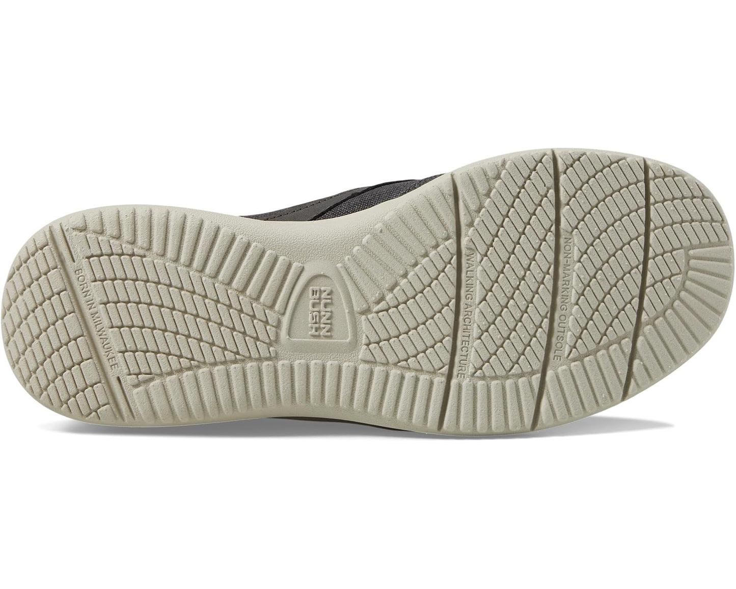 Men's Nunn Bush Conway EZ Canvas Moccasin Toe Slip-On Easy Slip-In Loafer Grey