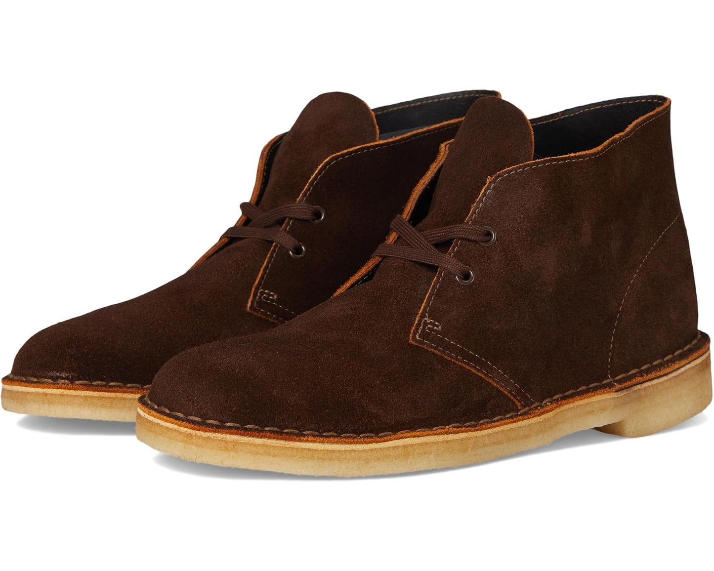 Men's Clarks Desert Boots Brown/Chestnut Oiled Suede
