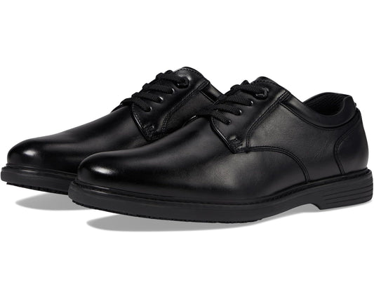 Men's Nunn Bush Wade Work Plain Toe Oxford Black