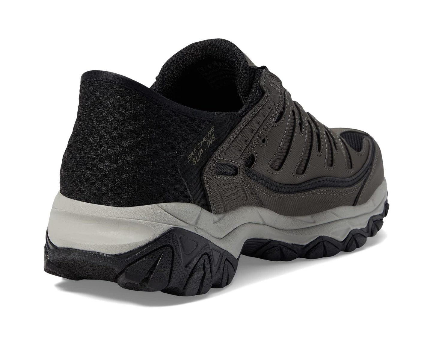 Men's SKECHERS Afterburn M. Fit Ridgeburn Hands Free Slip-Ins Brown