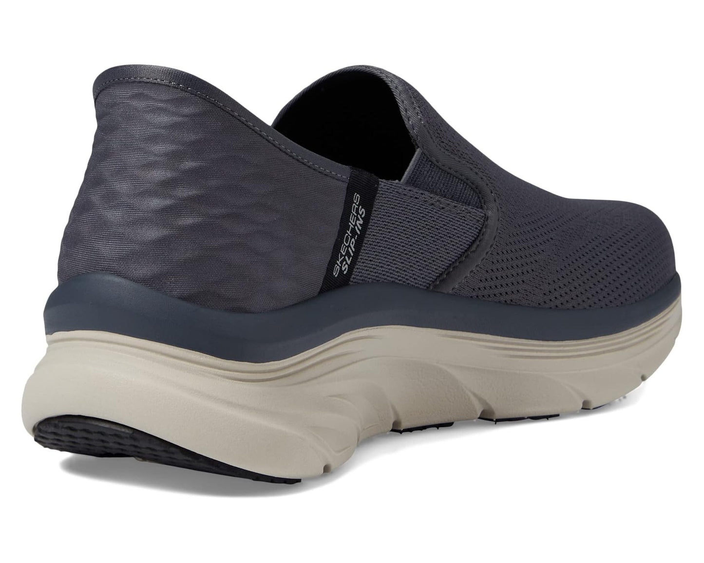 Men's SKECHERS D'Lux Walker Orford Hands Free Slip-Ins Charcoal