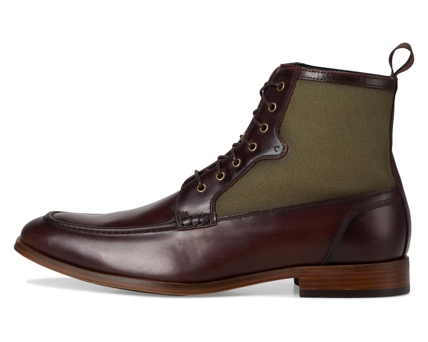 Men's Stacy Adams Brumley Moc Toe Lace-Up Boots Brown Multi