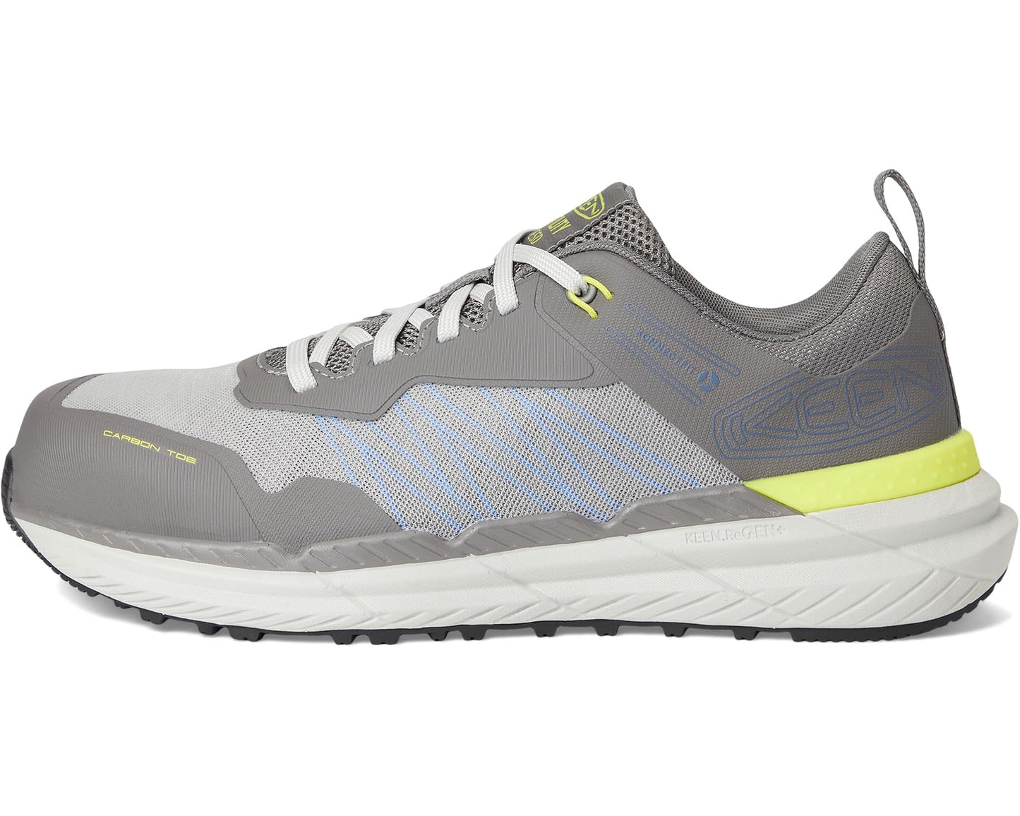 Men's KEEN Utility Speedworks ESD Work Sneakers (Carbon-Fiber Toe) Steel Grey/Vintage Indigo