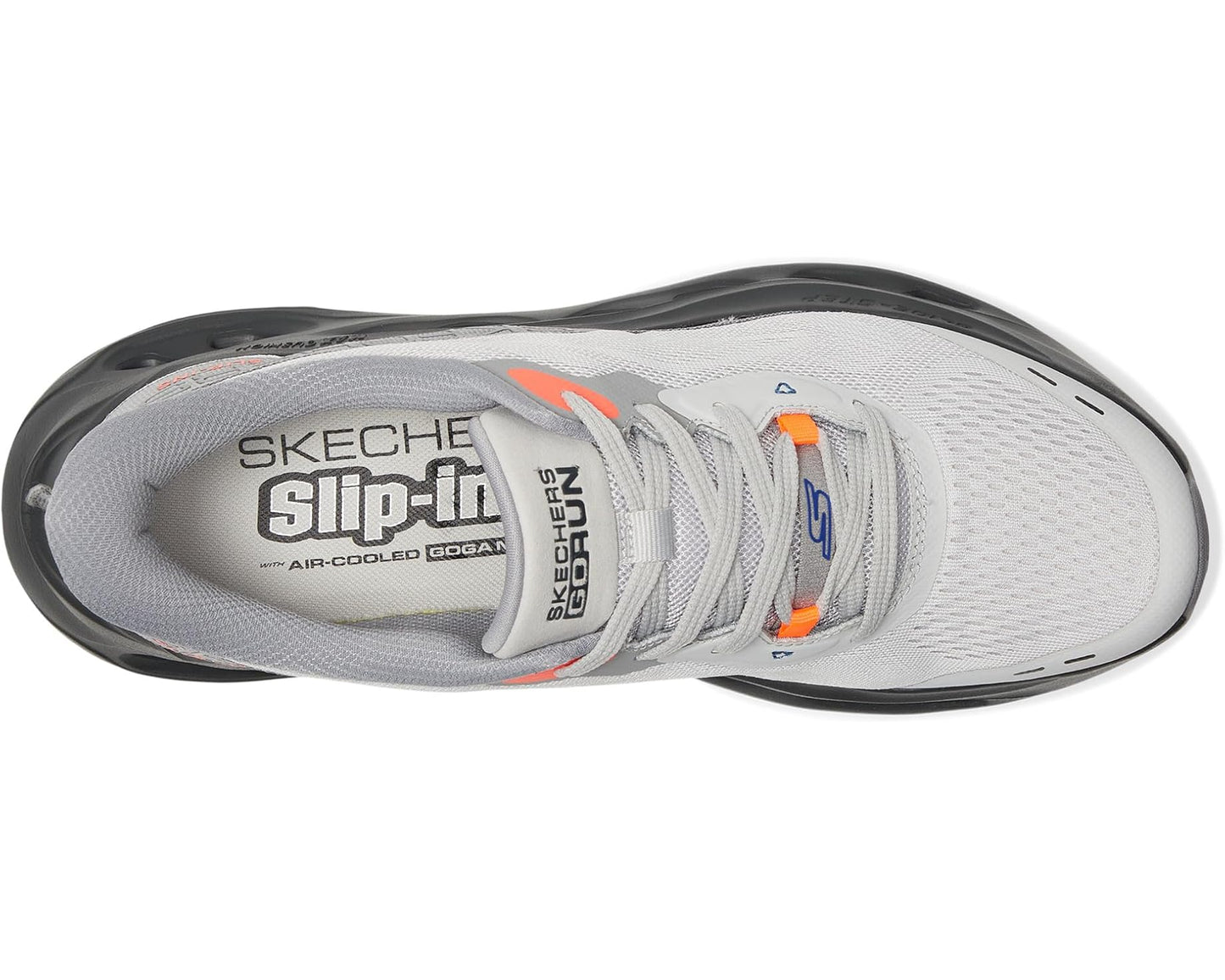 Men's SKECHERS Hands Free Slip-ins Max Cushioning Glide-Step - Advert Sneaker Gray/Black