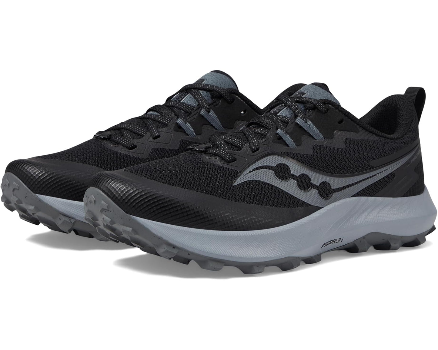 Men's Saucony Peregrine 14 Black/Carbon