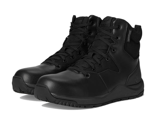 Men's Volcom Street Shield 6 Tactical Waterproof Boots with Side Zipper Black