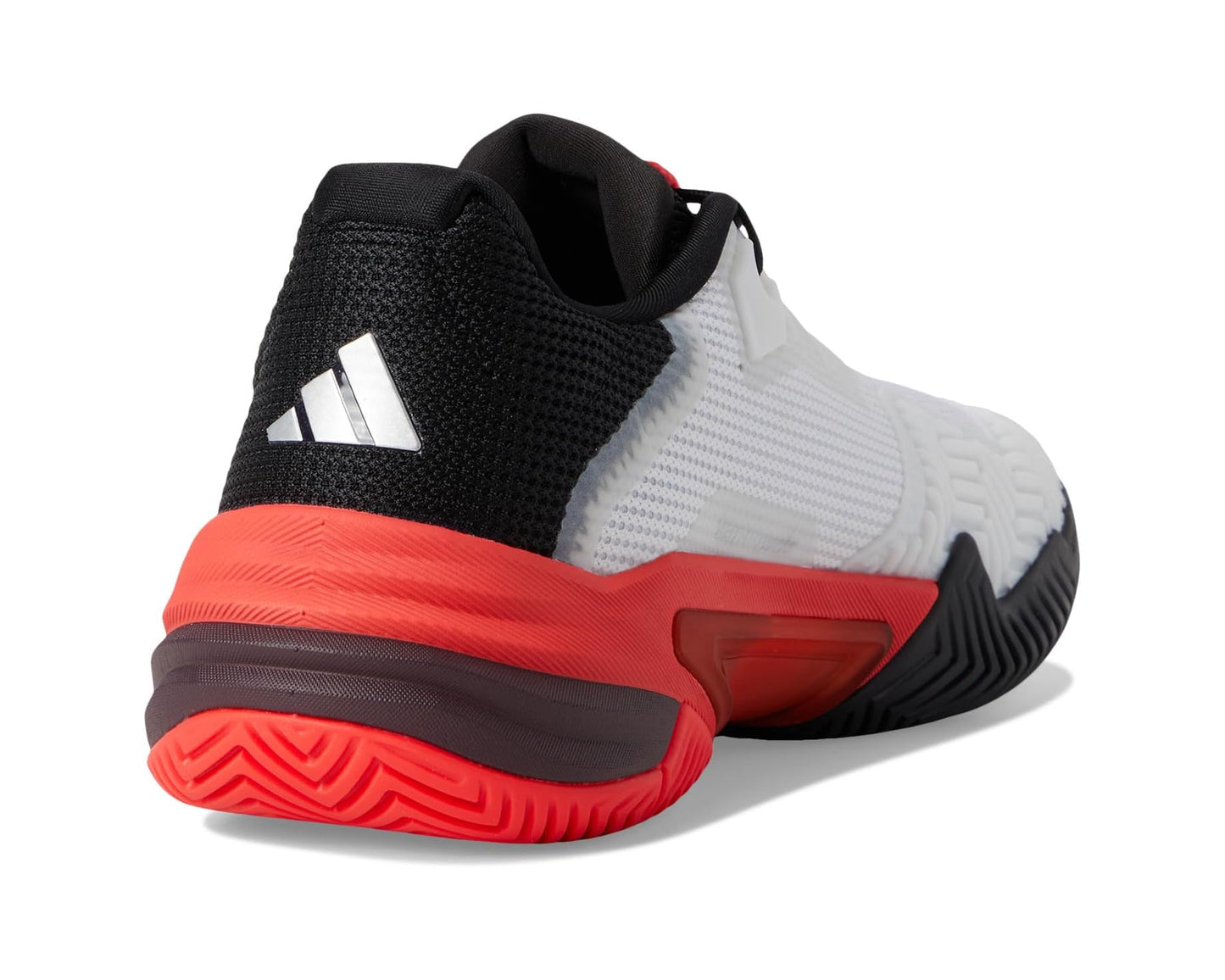 Men's adidas Barricade 13 Tennis Shoes White/Black/Lucid Red