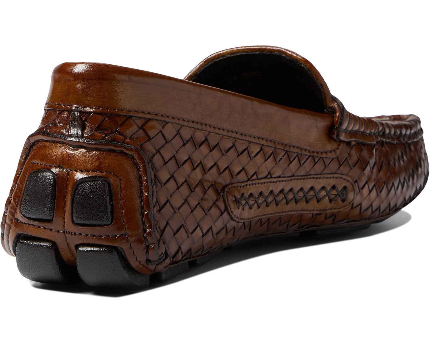 Men's Johnston & Murphy Collection Dayton Woven Penny Brown Italian Calfskin