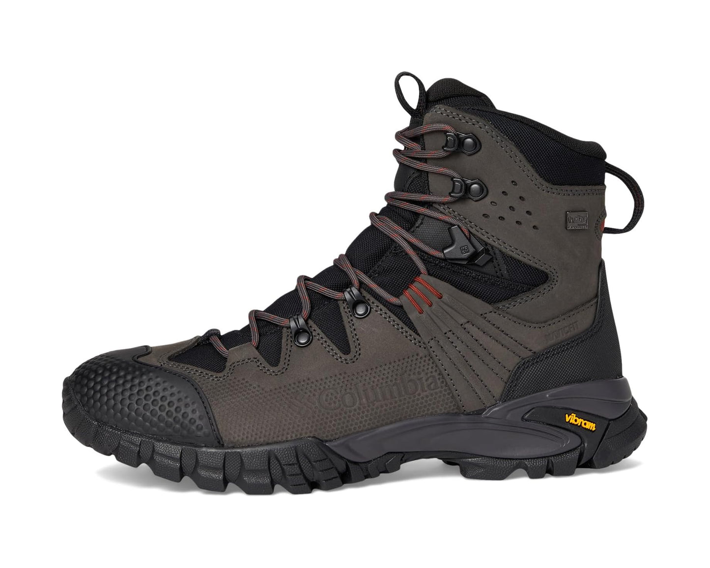 Men's Columbia Navigator Trek Outdry Leather Black/Spice