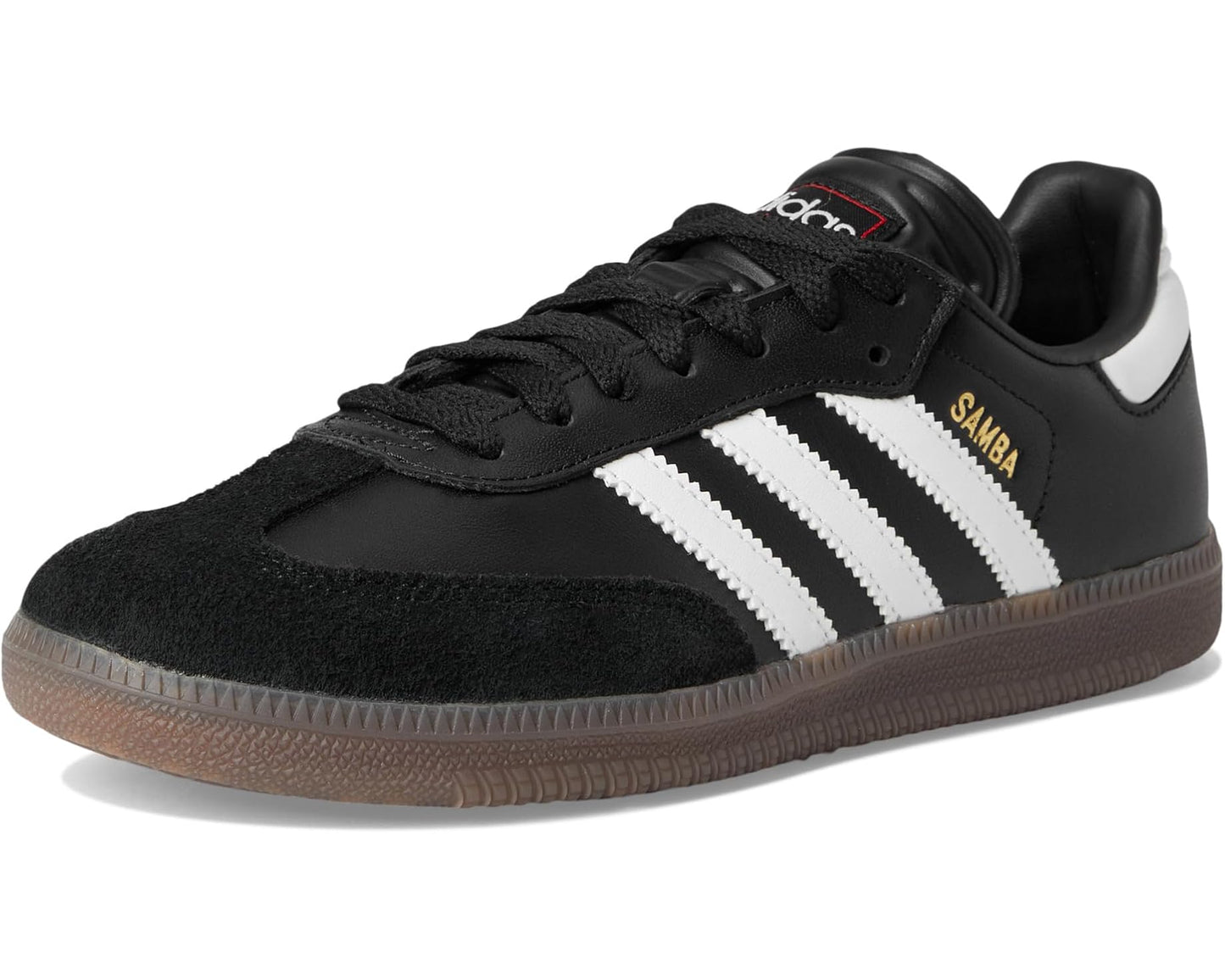 Men's adidas Samba Indoor Soccer Shoes Black/White/Vivid Red
