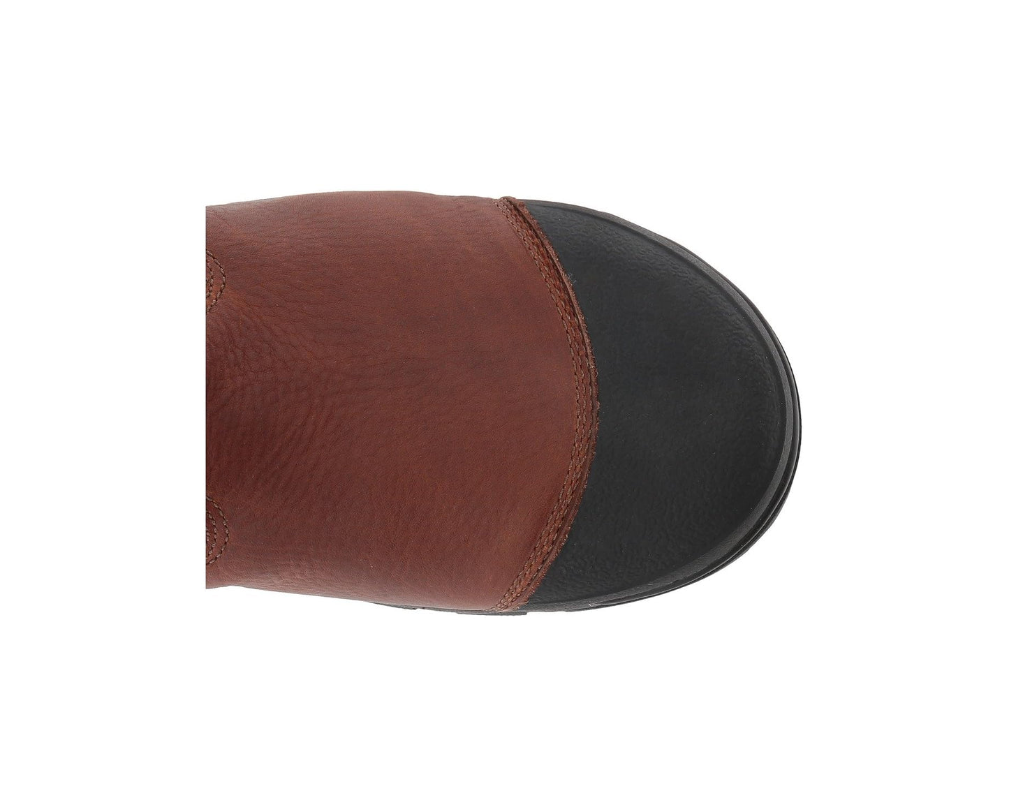 Men's Carhartt 10 Waterproof Comp Toe Pull-On Work Boots Brown Leather